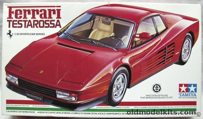 Tamiya 1/24 Ferrari Testarossa, 2459A plastic model kit